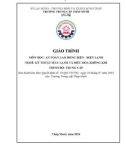 Giáo trình An toàn lao động điện - điện lạnh (Nghề: Kỹ thuật máy lạnh và điều hòa không khí - Trung cấp) - Trường Trung cấp Tháp Mười