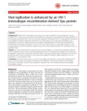 Báo cáo y học: Viral replication is enhanced by an HIV-1 intersubtype recombination-derived Vpu protein