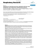 Báo cáo y học: Apoptosis of viral-infected airway epithelial cells limit viral production and is altered by corticosteroid exposure