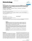 Báo cáo y học: Viral particles of the endogenous retrovirus ZAM from Drosophila melanogaster use a pre-existing 