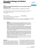 Báo cáo y học: A discrete Single Delay Model for the Intra-Venous Glucose Tolerance Test