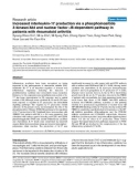 Báo cáo y học: Increased interleukin-17 production via a phosphoinositide 3-kinase/Akt and nuclear factor κB-dependent pathway in patients with rheumatoid arthritis