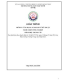 Giáo trình Ứng dụng AutoCad vẽ kỹ thuật (Nghề: Điện công nghiệp - Trung cấp) - Trường Trung cấp Tháp Mười