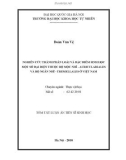 Tóm tắt luận án Tiến sĩ Sinh học: Nghiên cứu thành phần loài và đặc điểm sinh học một số đại diện thuộc bộ Mộc nhĩ - Auriculariales và bộ Ngân nhĩ - Tremellales ở Việt Nam