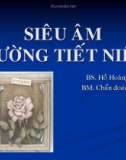 Siêu âm đường tiết niệu