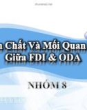 Đề tài Bản Chất Và Mối Quan Hệ Giữa FDI và ODA 