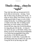 Thuốc cũng... chuyển 'nghề'