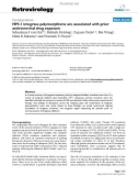 Báo cáo y học: HIV-1 integrase polymorphisms are associated with prior antiretroviral drug exposure