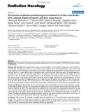 Báo cáo khoa học: Correction of patient positioning errors based on in-line cone beam CTs: clinical implementation and first experiences