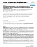 Báo cáo khoa học: Molecular characterisation of the early response in pigs to experimental infection with Actinobacillus pleuropneumoniae using cDNA microarrays