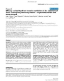 Báo cáo y học: Efficacy and safety of non-invasive ventilation in the treatment of acute cardiogenic pulmonary edema – a systematic review and meta-analysis