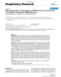 Báo cáo y học: Efficacy and safety of tiotropium in COPD patients in primary care – the SPiRiva Usual CarE (SPRUCE) study