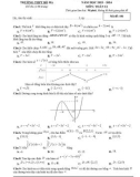 Đề thi học kì 2 môn Toán lớp 12 năm 2023-2024 - Trường THPT Bố Hạ, Bắc Giang