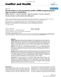 Báo cáo y học: Sexual violence in the protracted conflict of DRC programming for rape survivors in South Kivu