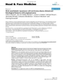 báo cáo khoa học: Oral acantholytic squamous cell carcinoma shares clinical and histological features with angiosarcoma