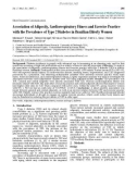 Báo cáo y học: Association of Adiposity, Cardiorespiratory Fitness and Exercise Practice with the Prevalence of Type 2 Diabetes in Brazilian Elderly Women