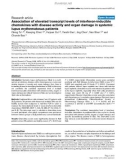 Báo cáo y học: Association of elevated transcript levels of interferon-inducible chemokines with disease activity and organ damage in systemic lupus erythematosus patients