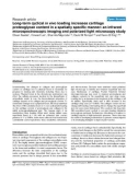 Báo cáo y học: Long-term cyclical in vivo loading increases cartilage proteoglycan content in a spatially specific manner: an infrared microspectroscopic imaging and polarized light microscopy study