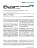 Báo cáo y học: Evaluation of SOFA-based models for predicting mortality in the ICU: A systematic review