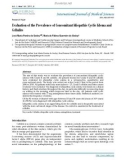 Báo cáo y học: Evaluation of the Prevalence of Concomitant Idiopathic Cyclic Edema and Cellulit