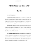 NHỒI MÁU CƠ TIM CẤP (Kỳ 3)