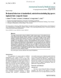 Báo cáo y học: Mechanical behaviour of standardized, endoskeleton-including hip spacers implanted into composite femurs