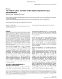 Báo cáo y học: The role of tumor necrosis factor-alpha in systemic lupus erythematosus