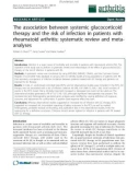 Báo cáo y học: The association between systemic glucocorticoid therapy and the risk of infection in patients with rheumatoid arthritis: systematic review and metaanalyses