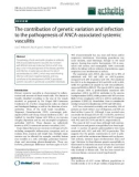 Báo cáo y học: The contribution of genetic variation and infection to the pathogenesis of ANCA-associated systemic vasculitis