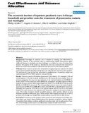 Báo cáo y học: The economic burden of inpatient paediatric care in Kenya: household and provider costs for treatment of pneumonia, malaria and meningitis