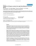 Báo cáo y học: Analysis of 142 genes resolves the rapid diversification of the rice genus