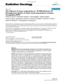 Báo cáo khoa học: The influence of tumor oxygenation on 18F-FDG (Fluorine-18 Deoxyglucose) uptake: A mouse study 