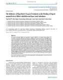 Báo cáo y học: The Influence of Hyperbaric Oxygen Treatment on the Healing of Experimental Defects Filled with Different Bone Graft Substitutes