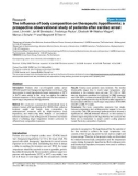 Báo cáo y học: The influence of body composition on therapeutic hypothermia: a prospective observational study of patients after cardiac arre