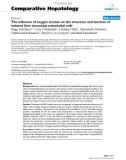 Báo cáo y học: The influence of oxygen tension on the structure and function of isolated liver sinusoidal endothelial cells