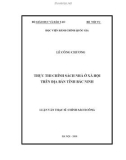 Luận văn Thạc sĩ Chính sách công: Thực thi Chính sách nhà ở xã hội trên địa bàn tỉnh Bắc Ninh