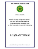 Luận án Tiến sĩ: Nghiên cứu một số đặc điểm bệnh lý của dịch tiêu chảy cấp trên lợn (Porcine epidemic diarrhea - Ped) tại tỉnh Thanh Hóa và giải pháp phòng trị