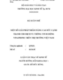 đề tài: MỘT SỐ GIẢI PHÁP NHẰM NÂNG CAO SỨC CẠNH TRANH CHO DỊCH VỤ THÔNG TIN DI ĐỘNG VINAPHONE TRÊN THỊ TRƯỜNG VIỆT NAM