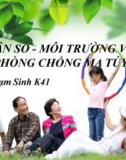 Bài thuyết trình nhóm: Dân số - môi trường và phòng chống ma túy