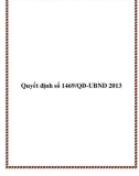 Quyết định số 1469/QĐ-UBND 2013