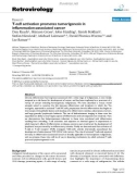 Báo cáo y học: T-cell activation promotes tumorigenesis in inflammation-associated cancer