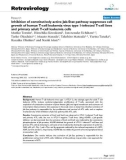 Báo cáo y học: Inhibition of constitutively active Jak-Stat pathway suppresses cell growth of human T-cell leukemia virus type 1-infected T-cell lines and primary adult T-cell leukemia cells