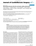 Báo cáo y học: Myocardial ischemia with left ventricular outflow obstruction