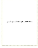 Quyết định số 1963/QĐ-UBND 2013