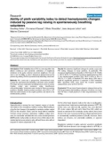 Báo cáo y học: Ability of pleth variability index to detect hemodynamic changes induced by passive leg raising in spontaneously breathing volunteer