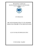 Luận văn Thạc sĩ Chính sách công: Thu ngân sách Đà nẵng và các giải pháp nhằm tăng tính bền vững cho ngân sách