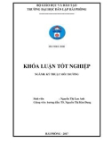 Đồ án tốt nghiệp ngành Kỹ thuật môi trường: Đánh giá hiệu quả xử lý nước thải của bãi lọc ngầm trồng cây dòng chảy đứng công suất 3m3 /ngày đêm