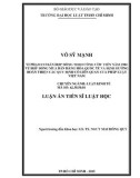 Luận án Tiến sĩ Luật học: Vi phạm cơ bản hợp đồng theo quy định của Công ước Viên năm 1980 về hợp đồng mua bán hàng hóa quốc tế và định hướng hoàn thiện các quy định có liên quan của pháp luật Việt Nam