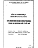 Tổng quan khoa học đề tài cấp cơ sở năm 2006: Một số biến đổi xã hội ở nông thôn vùng ven đô thị Hà Nội trong thời kỳ đổi mới