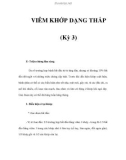 VIÊM KHỚP DẠNG THẤP (Kỳ 3)